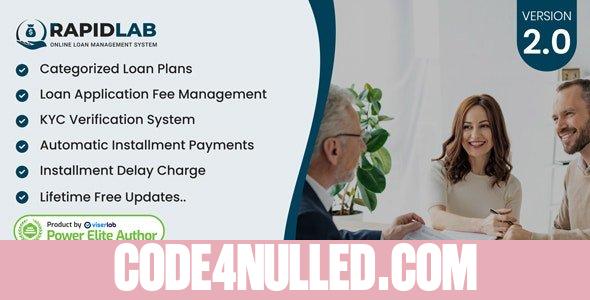 RapidLab v2.0 - Online Loan Management System - nulled