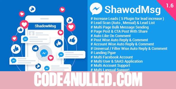ShadowMsg v1.6 - Top Facebook Marketing Application