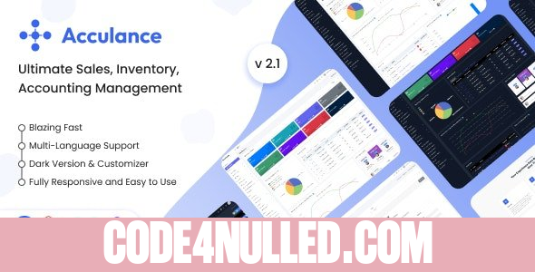 Acculance v2.1 - Ultimate Sales, Inventory, Accounting Management System - nulled