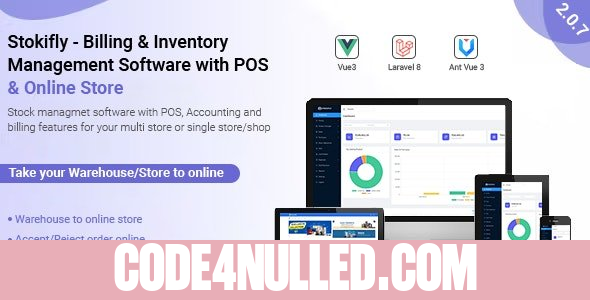 Stockifly v2.0.7 - Billing & Inventory Management with POS and Online Shop