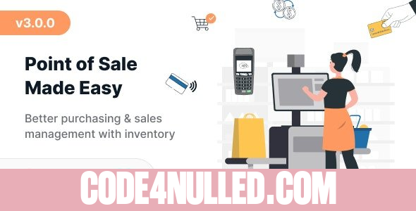 POS v3.0.0 - Ultimate POS system with Inventory Management System - Point of Sales - React JS - Laravel POS