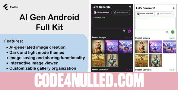 AI Image and AI Content Generator v1.2.0 - Android App Full Kit