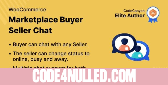 WooCommerce Marketplace Buyer Seller Chat Plugin v2.4.0