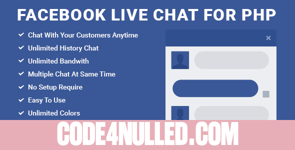 Facebook Live Chat for PHP