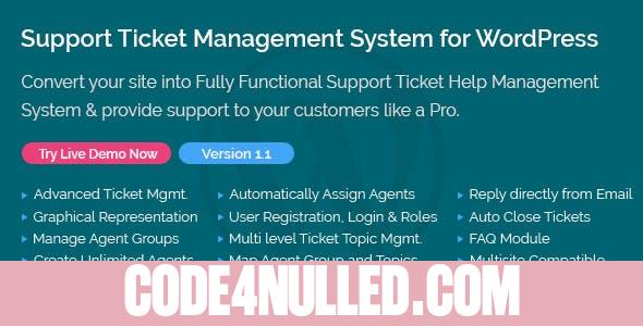 Support Ticket Management System for WordPress v1.9