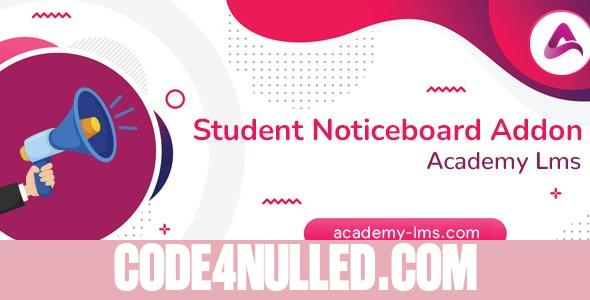 Academy LMS Noticeboard Addon v1.2