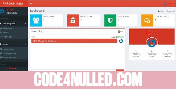 Secure PHP And AJAX Login Script