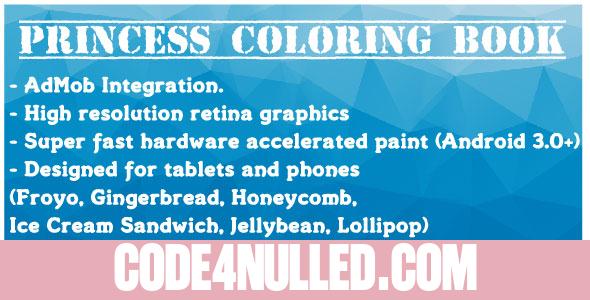 Princess Coloring Book With AdMob