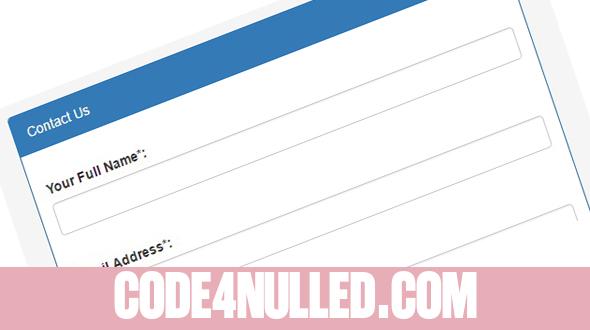 Responsive Contact Form