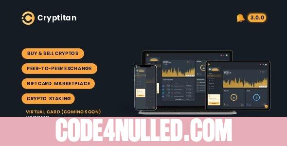 Cryptitan v3.0.0 - Multi-featured Crypto Software & Digital Marketplace