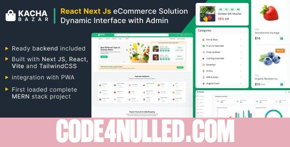KachaBazar v1.8.0 - React Next Js eCommerce Solution