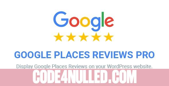 Google Places Reviews Pro v2.2.1 - WordPress Plugin