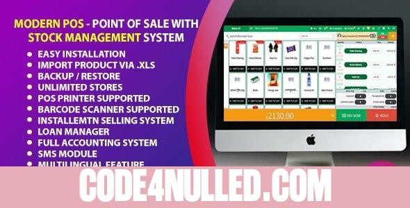 Modern POS v3.3 - Point of Sale with Stock Management System