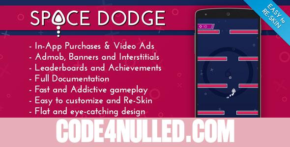 Space Dodge - Admob + IAP + Leaderboards