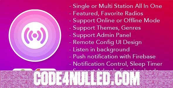 XRadio v3.4 - Best Radio Template For Android