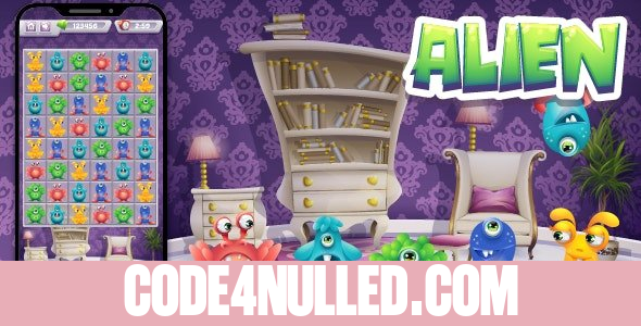 Alien Connect - HTML5 Game, Construct 3