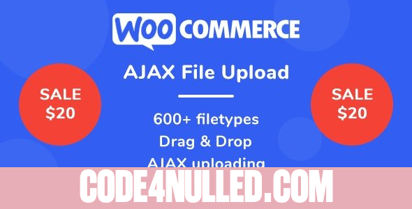 WooCommerce AJAX File Upload (600+ filetypes) v2.0.0