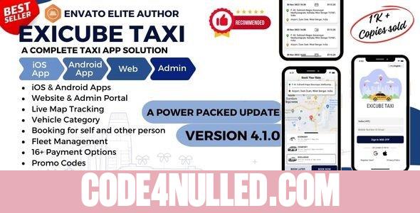 Exicube Taxi App v4.5.0