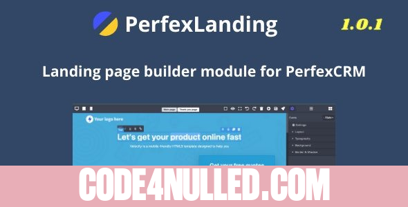 PerfexLanding v1.0.1 - LandingPage builder for PerfexCRM