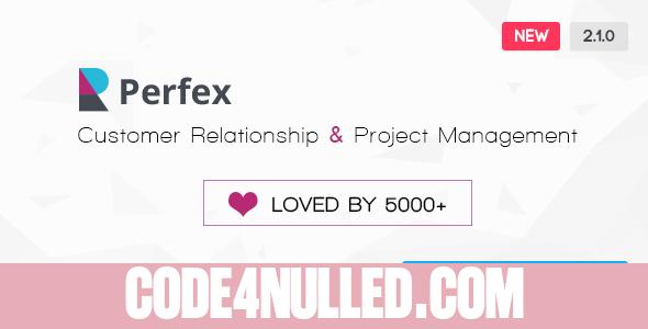 Perfex v2.1.0 - Powerful Open Source CRM