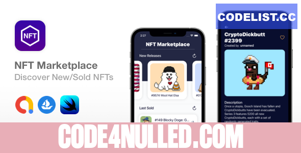 NFT Marketplace – SwiftUI + Widget – Discover New NFTs