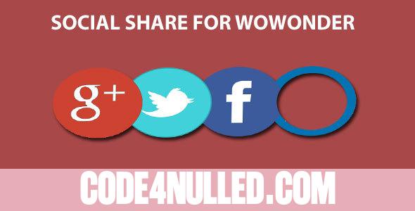 Social share For Wowonder