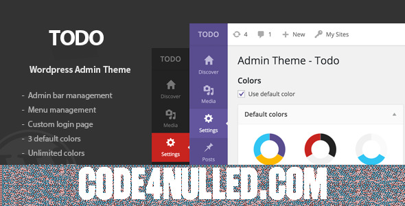 Todo v1.0.1 - Wordpress Admin Theme & Login Page
