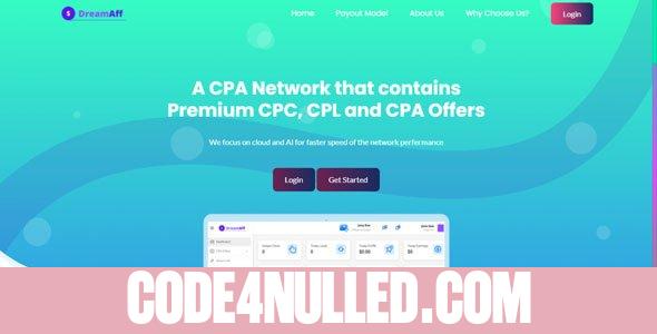 DreamAff v1.0 - CPA Affiliate Script
