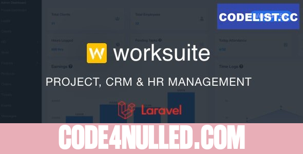 WORKSUITE v5.1.5 - HR, CRM and Project Management - nulled