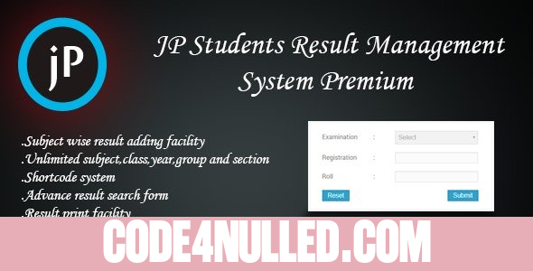 JP Students v1.1.7 - Result Management System Premium
