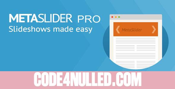 MetaSlider Pro v2.21.0 - WordPress Plugin
