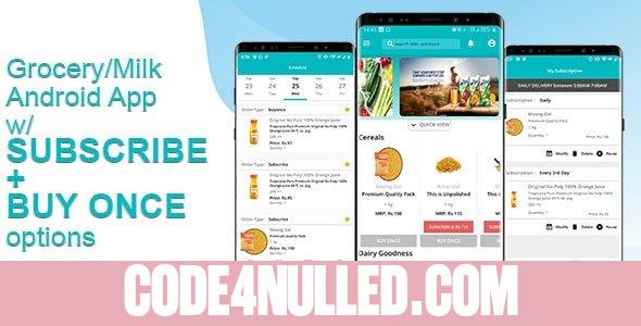 Grocery & Daily Needs Delivery Android App v1.0