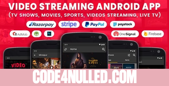 Video Streaming Android App v1.3 - TV Shows, Movies, Sports, Videos Streaming, Live TV