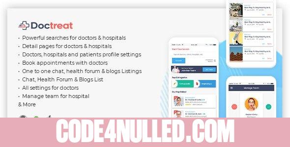 Doctreat v2.2 - React Native Mobile APP for Android and IOS