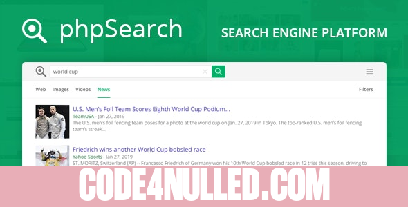 phpSearch v4.3.0 - Search Engine Platform