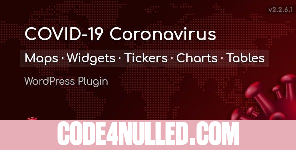 COVID-19 Coronavirus v2.26.1 - Live Map WordPress Plugin
