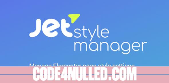 JetStyleManager v1.3.8 - Manage Elementor Page Style Settings
