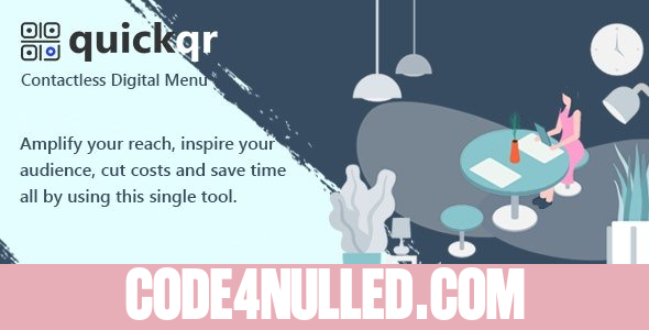 QuickQR v4.0 - Saas - Contactless Restaurant QR Menu Maker - nulled