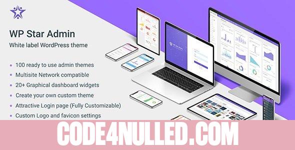 WP Star v1.1 - White Label WordPress Admin Theme