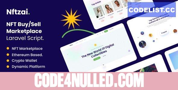 Nftzai v2.1 - NFT Buy/Sell Marketplace Laravel Script