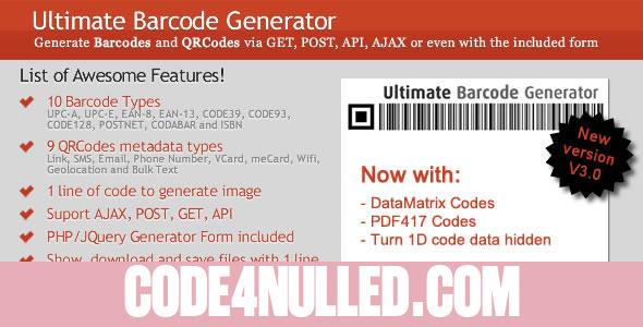 Ultimate Barcode Generator