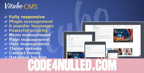 Vitubo CMS Version 2.3