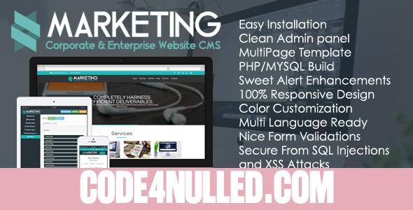 Marketing v1.0.1 - Corporate & Enterprise Website CMS