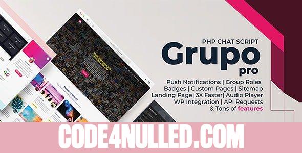 Grupo Chat v3.1 - Chat Room & Private Chat PHP Script - nulled
