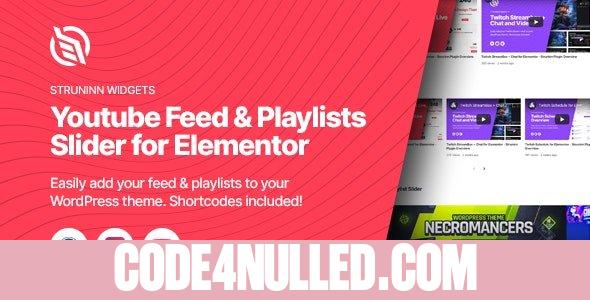 Struninn - Youtube Feed and Playlists Slider v1.0.0