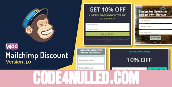 Woocommerce Mailchimp Discount v3.8