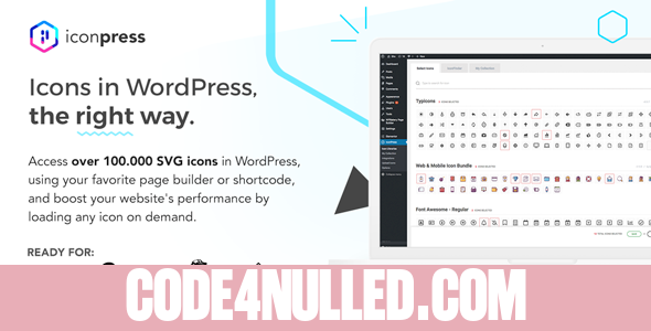 IconPress Pro v1.4.7 - Icon Management for WordPress