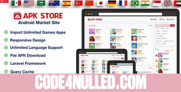 Apk Download Google Play Store v2.1 - Laravel Admin