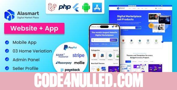 Alasmart v1.3.1 - Digital Product Download Marketplace Laravel Script