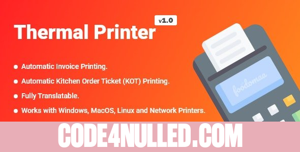 Thermal Printer Module for Foodomaa v1.0